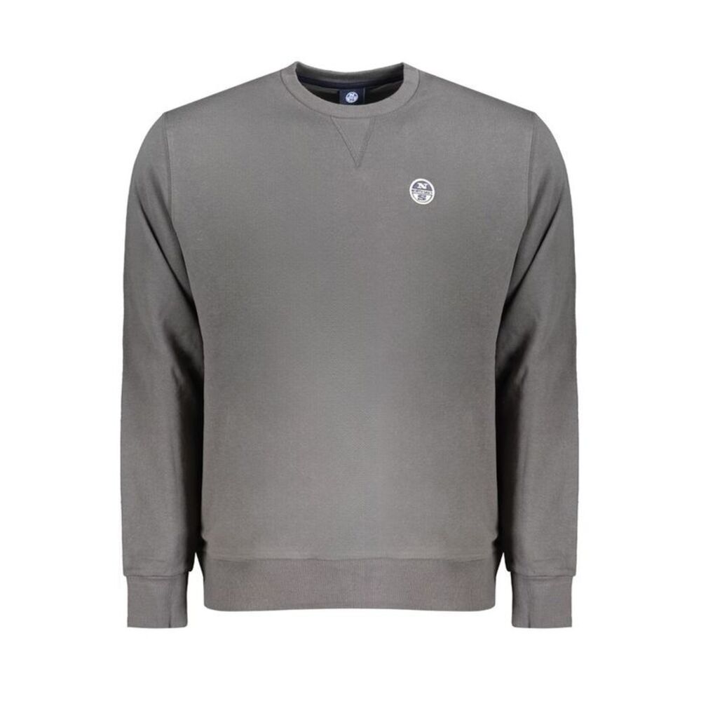 North Sails Grigio Cotton Men Men's Sweatshirt